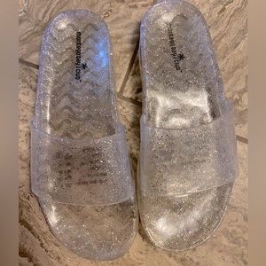 Clear / Glitter Jelly Slides